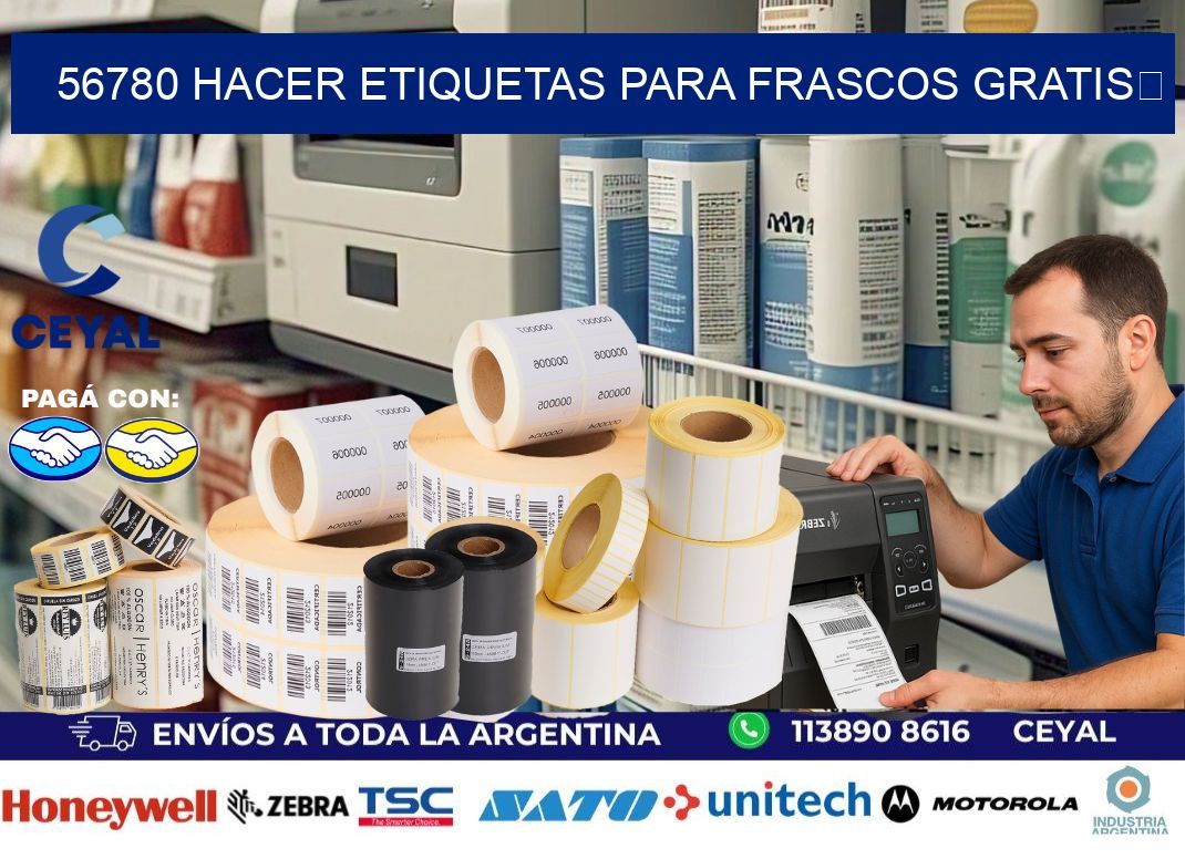 56780 Hacer etiquetas para frascos gratis 